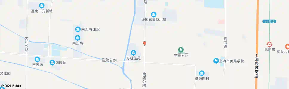 上海南团公路宣黄路_公交站地图_上海公交_妙搜公交查询2025