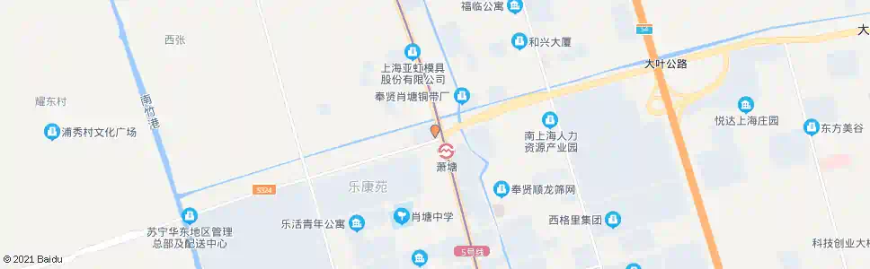 上海肖塘加油站_公交站地图_上海公交_妙搜公交查询2025