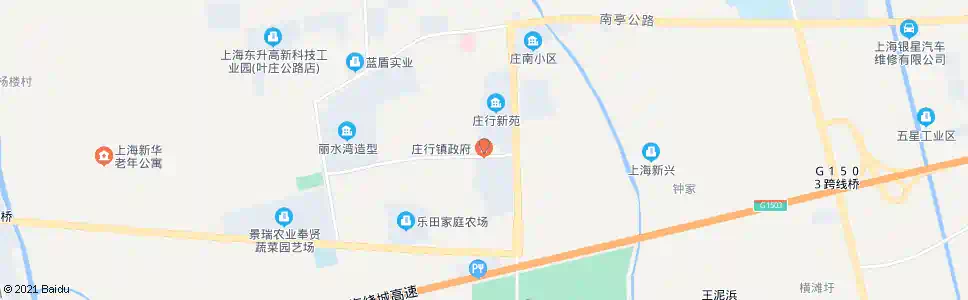 上海庄行镇政府_公交站地图_上海公交_妙搜公交查询2025
