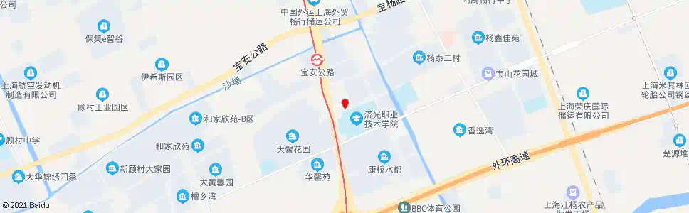 上海杨鑫路蕴川公路_公交站地图_上海公交_妙搜公交查询2025