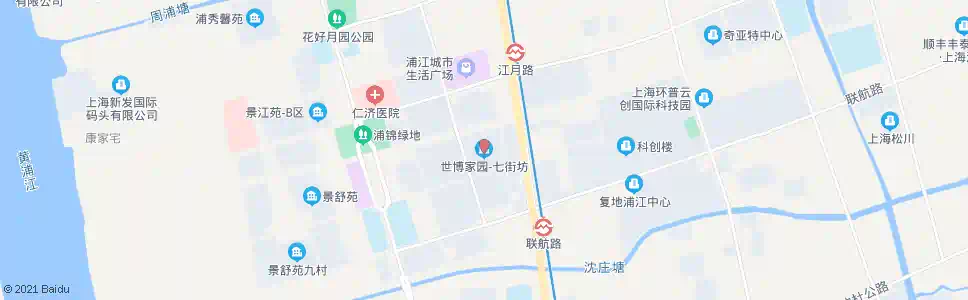 上海世博家园七街坊_公交站地图_上海公交_妙搜公交查询2025