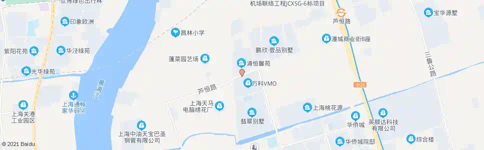 上海芦胜十组_公交站地图_上海公交_妙搜公交查询2025