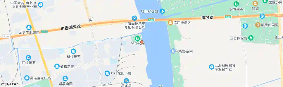 上海吴泾渡口_公交站地图_上海公交_妙搜公交查询2025