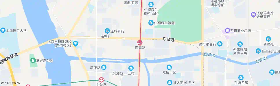 上海东靖路站_公交站地图_上海公交_妙搜公交查询2025