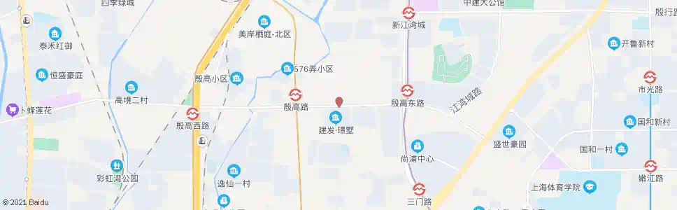 上海殷高东路政芳路_公交站地图_上海公交_妙搜公交查询2025