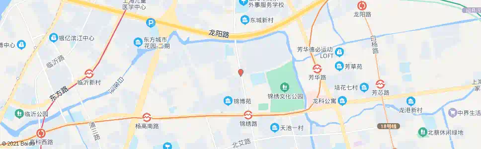 上海锦绣路前程路_公交站地图_上海公交_妙搜公交查询2025