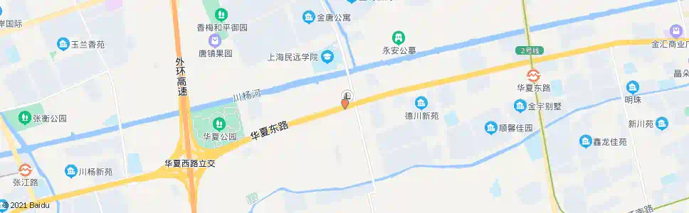 上海华夏东路唐陆路_公交站地图_上海公交_妙搜公交查询2025