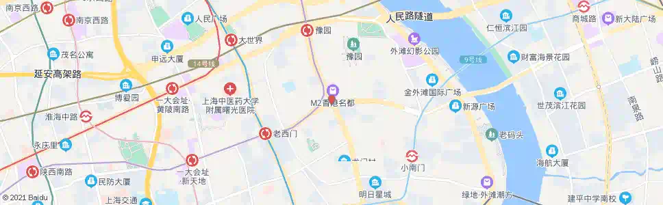 上海河南南路复兴东路_公交站地图_上海公交_妙搜公交查询2025