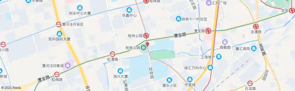 上海桂林路漕宝路_公交站地图_上海公交_妙搜公交查询2025