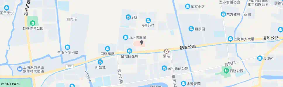 上海泗泾医院(祥泽路)_公交站地图_上海公交_妙搜公交查询2025