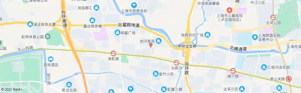 上海金钟路剑河路_公交站地图_上海公交_妙搜公交查询2025
