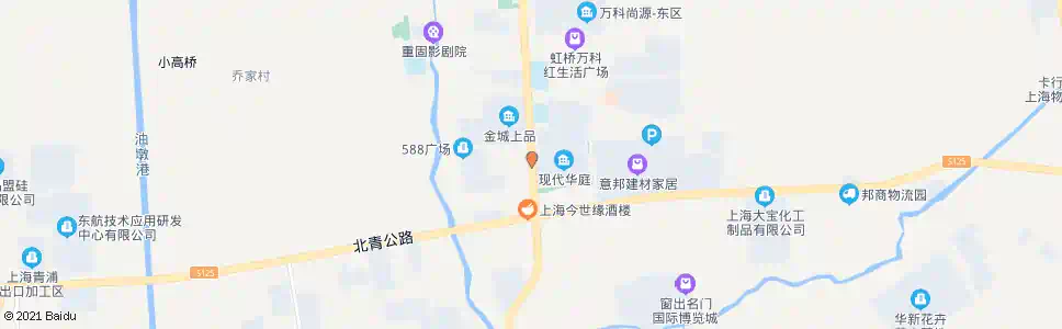 上海赵重公路北青公路_公交站地图_上海公交_妙搜公交查询2025