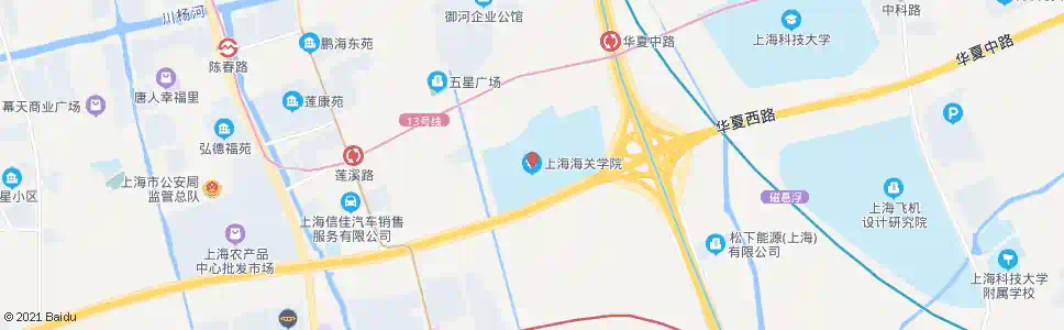 上海海关学院_公交站地图_上海公交_妙搜公交查询2025