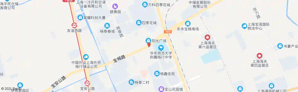 上海宝杨路松兰路_公交站地图_上海公交_妙搜公交查询2025
