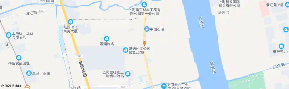 上海吴泾化工厂_公交站地图_上海公交_妙搜公交查询2025