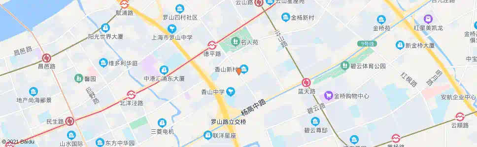 上海德平路灵山路_公交站地图_上海公交_妙搜公交查询2025