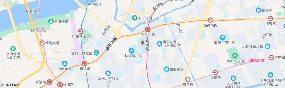 上海实验站_公交站地图_上海公交_妙搜公交查询2025