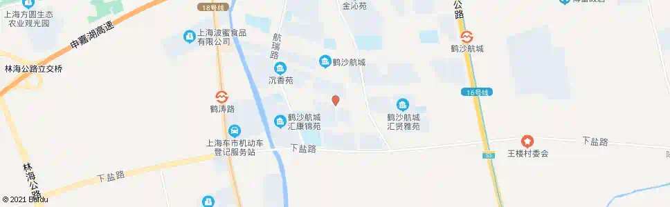 上海鹤涛路航绣路_公交站地图_上海公交_妙搜公交查询2025