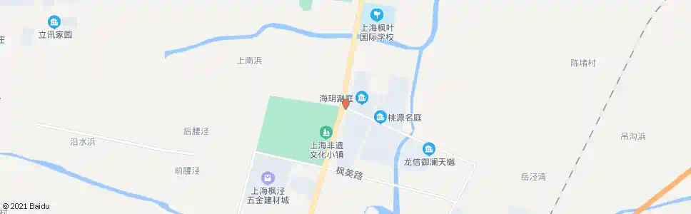上海枫兰路_公交站地图_上海公交_妙搜公交查询2025