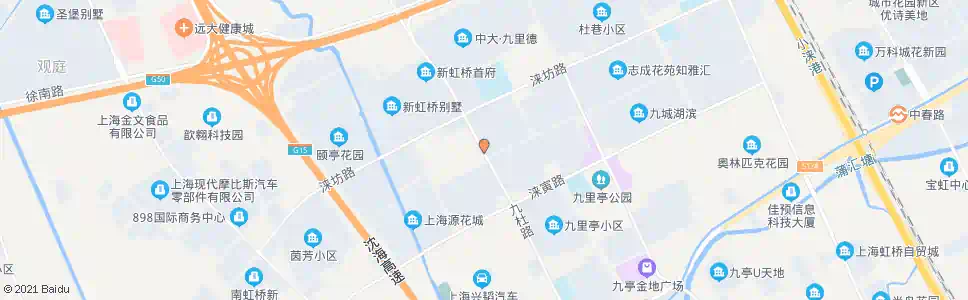 上海九杜路亭知路_公交站地图_上海公交_妙搜公交查询2025