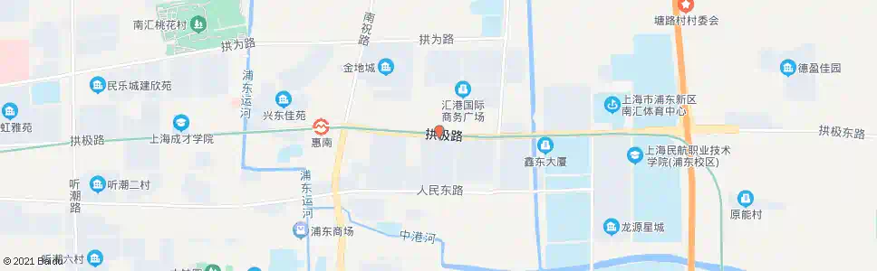 上海拱极路政海路_公交站地图_上海公交_妙搜公交查询2025