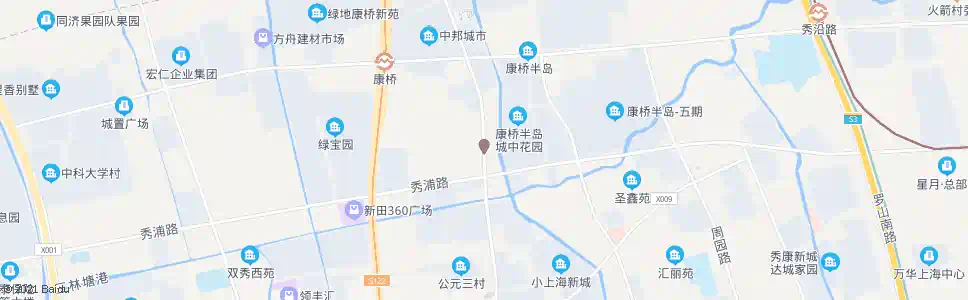 上海康沈路秀浦路(营房桥)_公交站地图_上海公交_妙搜公交查询2025
