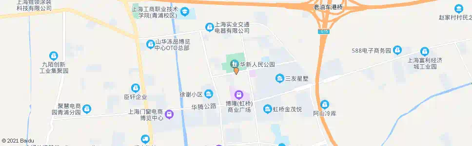 上海华强街新益路_公交站地图_上海公交_妙搜公交查询2025