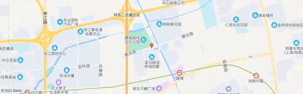 上海唐龙路唐陆公路_公交站地图_上海公交_妙搜公交查询2025