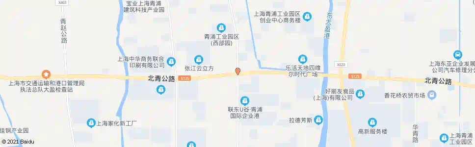 上海胜利路北青公路_公交站地图_上海公交_妙搜公交查询2025