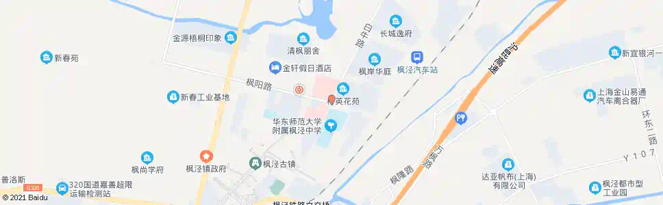 上海枫阳路白牛路_公交站地图_上海公交_妙搜公交查询2025