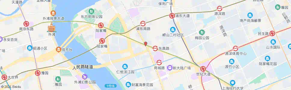 上海世纪大道浦东南路_公交站地图_上海公交_妙搜公交查询2025