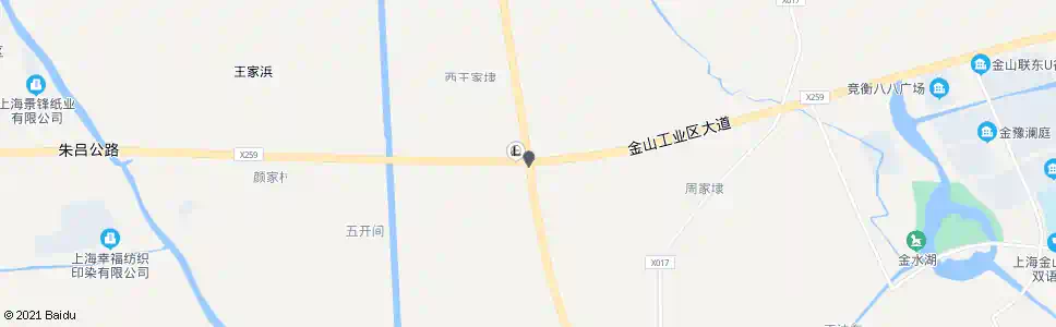 上海金山大道松卫南路_公交站地图_上海公交_妙搜公交查询2025