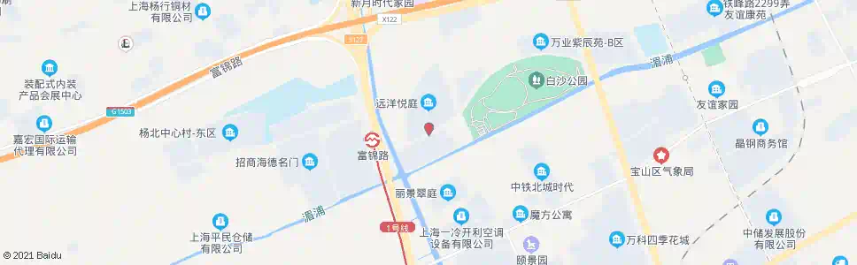 上海月城路白沙园路_公交站地图_上海公交_妙搜公交查询2025