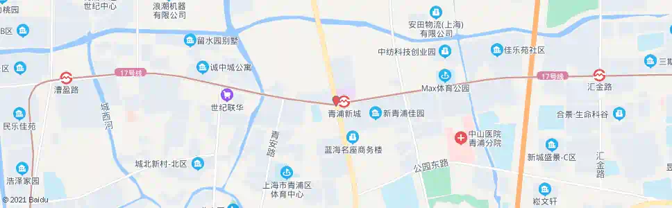 上海外青松公路香大路(人民桥)_公交站地图_上海公交_妙搜公交查询2025