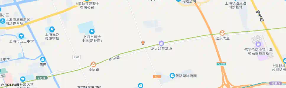 上海华洲路川南奉公路_公交站地图_上海公交_妙搜公交查询2025