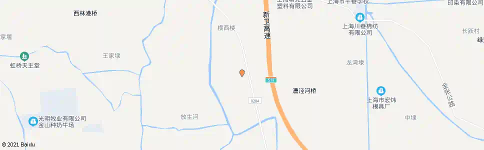 上海晋家宅_公交站地图_上海公交_妙搜公交查询2025