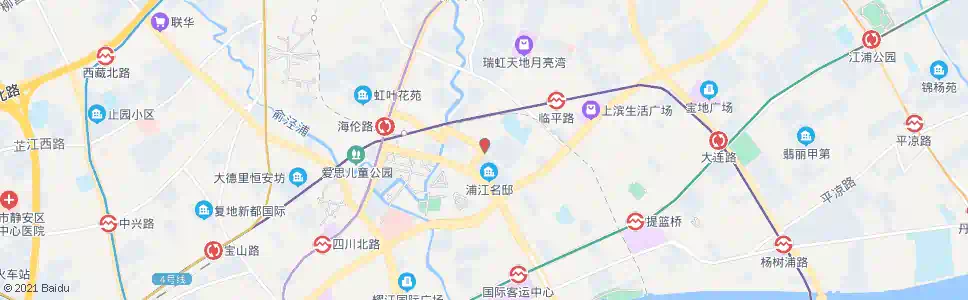 上海海拉尔路通州路_公交站地图_上海公交_妙搜公交查询2025