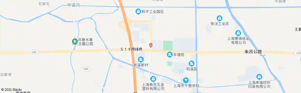 上海干巷(荣昌路朱吕公路)_公交站地图_上海公交_妙搜公交查询2025