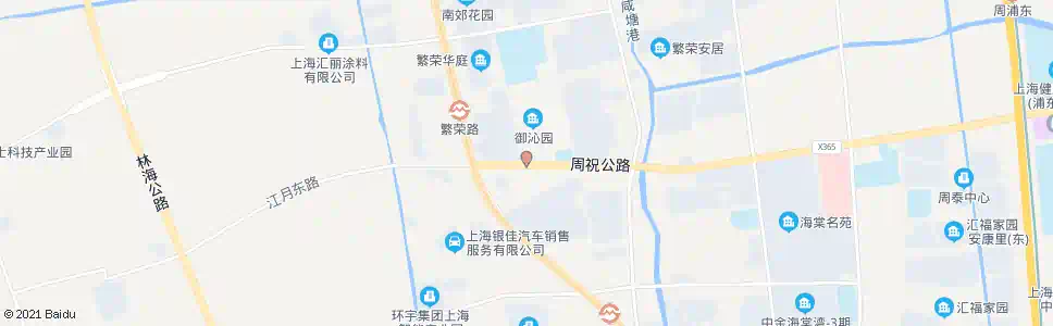 上海周东南路祝家港路(临时站)_公交站地图_上海公交_妙搜公交查询2025