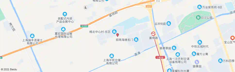 上海杨北路杨宗支路_公交站地图_上海公交_妙搜公交查询2025