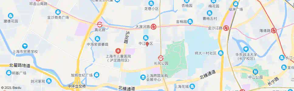 上海同普路大渡河路_公交站地图_上海公交_妙搜公交查询2025