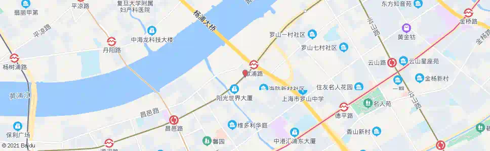 上海歇浦路浦东大道_公交站地图_上海公交_妙搜公交查询2025
