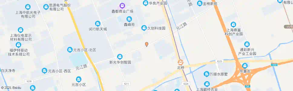 上海瓶安路元江路_公交站地图_上海公交_妙搜公交查询2025