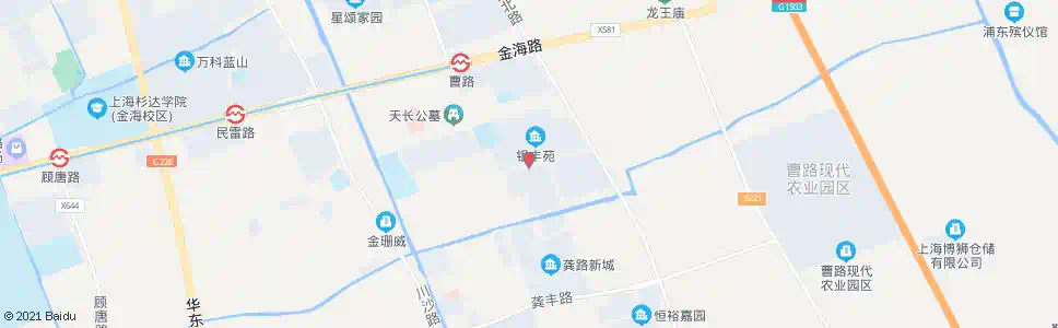 上海银峰路溪平路_公交站地图_上海公交_妙搜公交查询2025