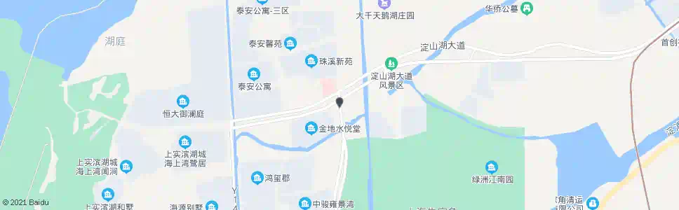 上海珠溪路淀山湖大道_公交站地图_上海公交_妙搜公交查询2025