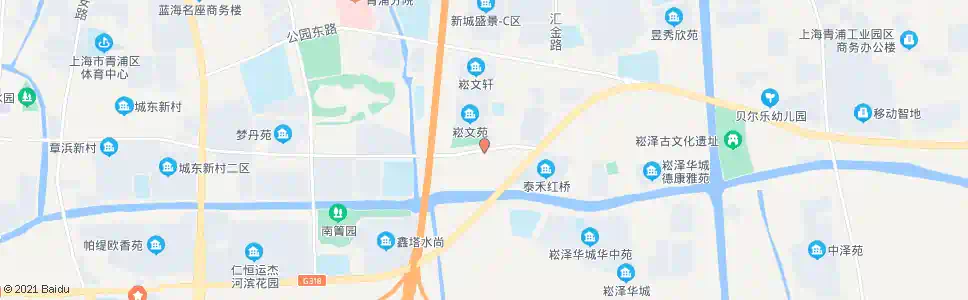 上海青湖路崧文南路_公交站地图_上海公交_妙搜公交查询2025