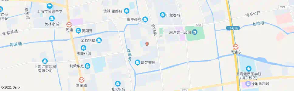 上海祝家港路周东路_公交站地图_上海公交_妙搜公交查询2025