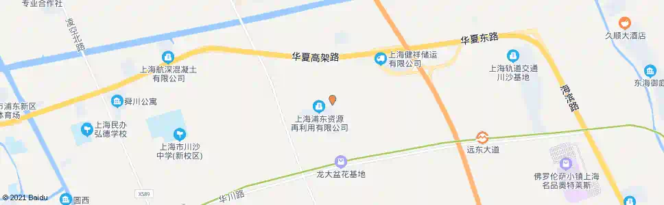 上海森林7组_公交站地图_上海公交_妙搜公交查询2025