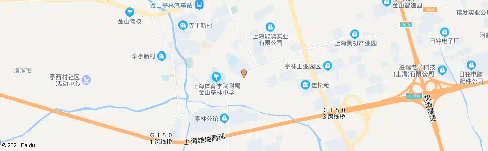 上海亭林东街_公交站地图_上海公交_妙搜公交查询2025