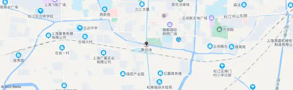 上海醉白池_公交站地图_上海公交_妙搜公交查询2025